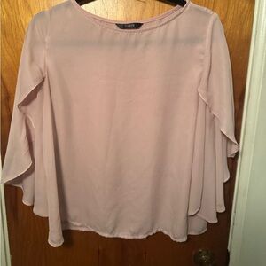 SHEIN Light Pink Flowy Blouse